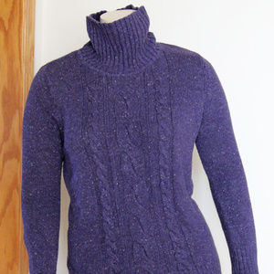 Sonoma Purple Turtleneck Sweater- Large Size